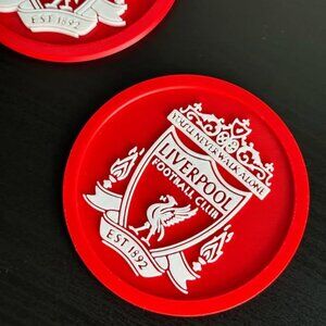 Liverpool FC Coasters | Set of 4 | LFC Fans Gifts | Futbol Soccer Gifts